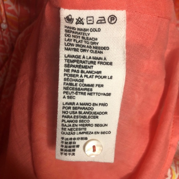 CLEOBELLA Grace Mini Dress in Bloom Block Print Coral Romantic Pastel Size Small - Picture 10 of 12